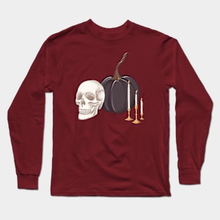 Skull pumpkin Long Sleeve T-Shirt